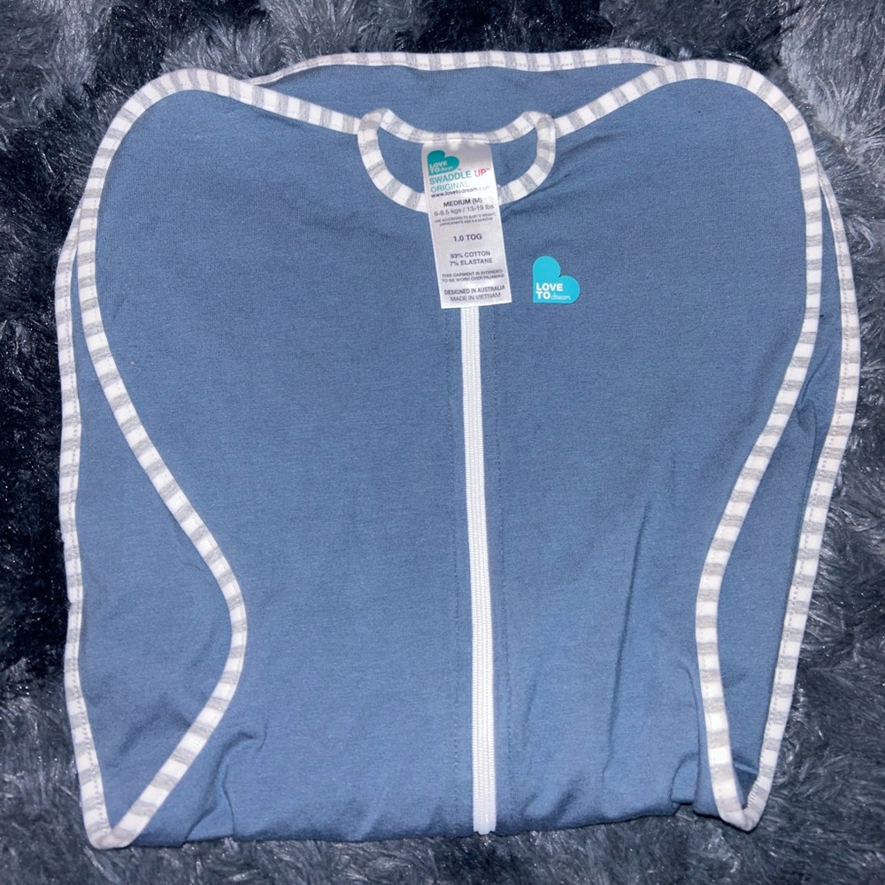 Blue Love to Dream Sleep Swaddle